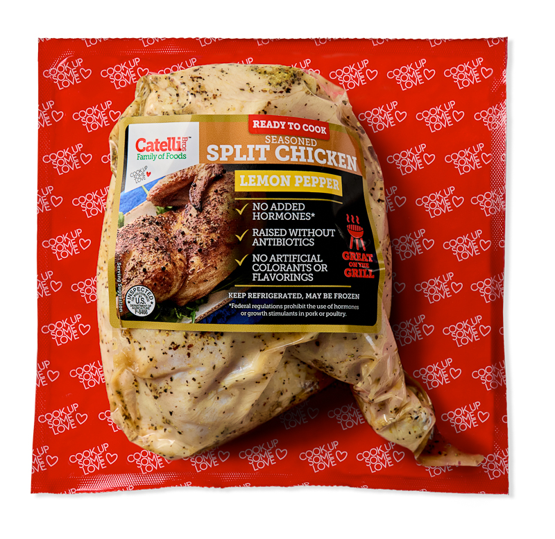 Seasoned Split Chicken Lemon Pepper