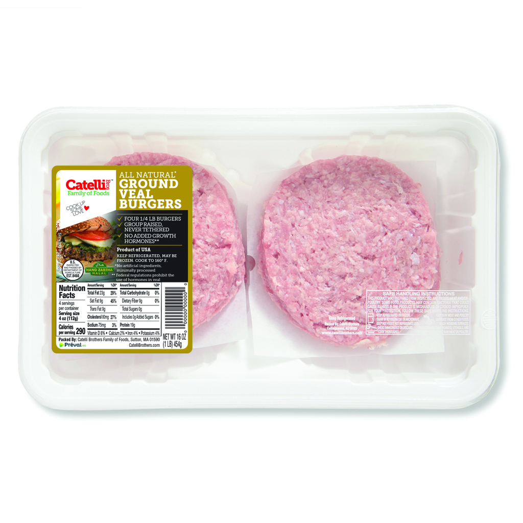 All-Natural Ground Veal Burgers