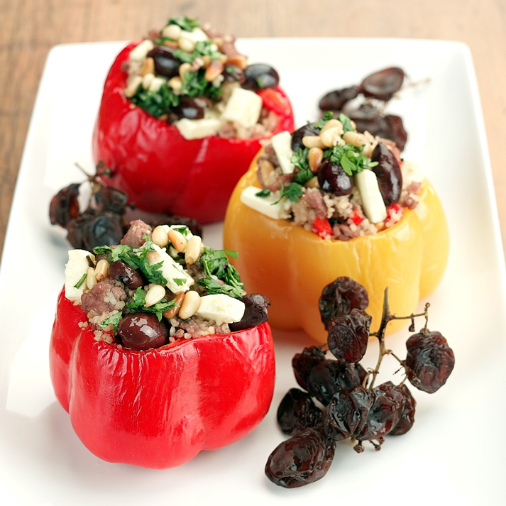 Peppers Stuffed with Australian Lamb Couscous