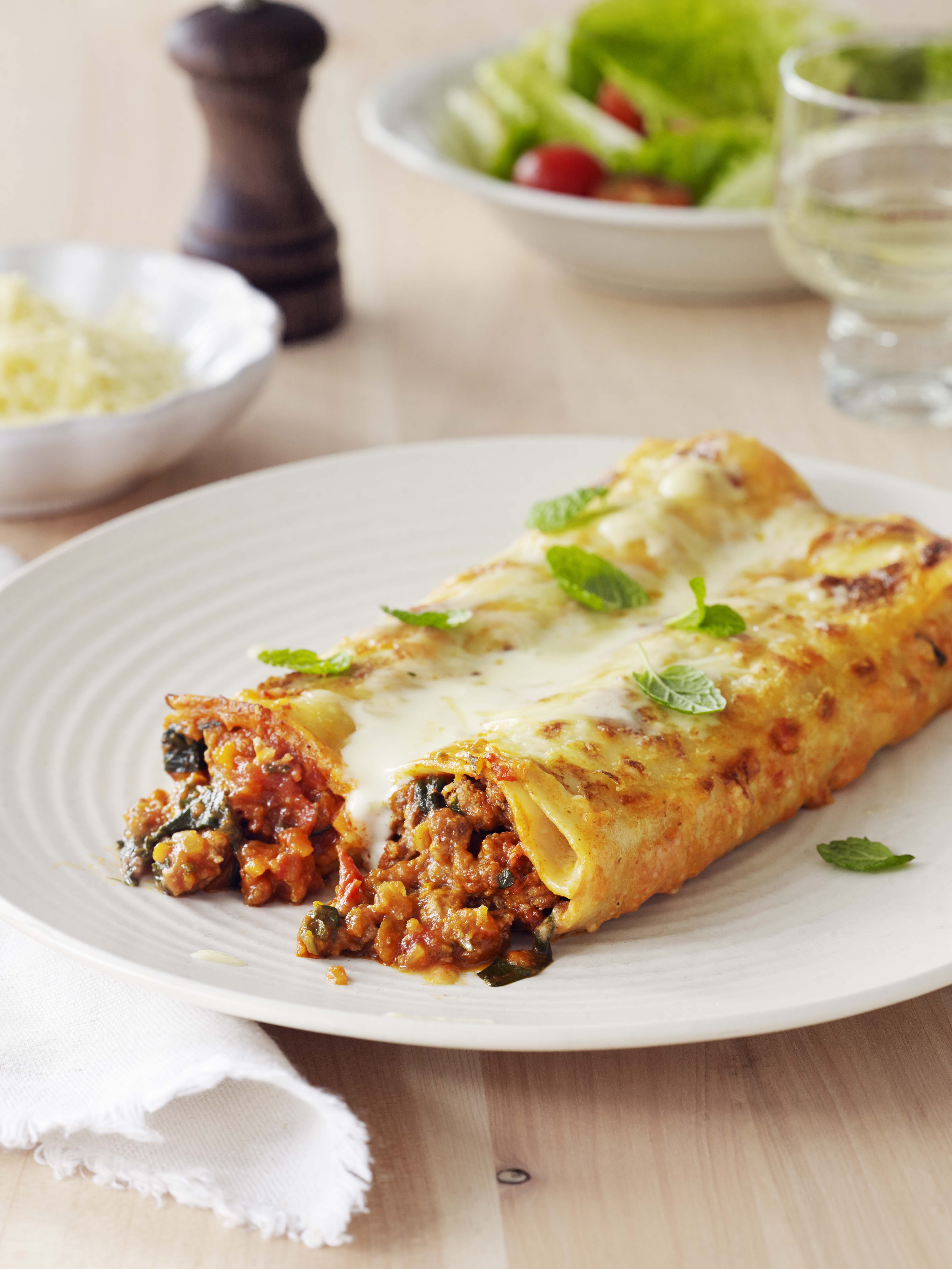 Baked Lamb & Rosemary Cannelloni