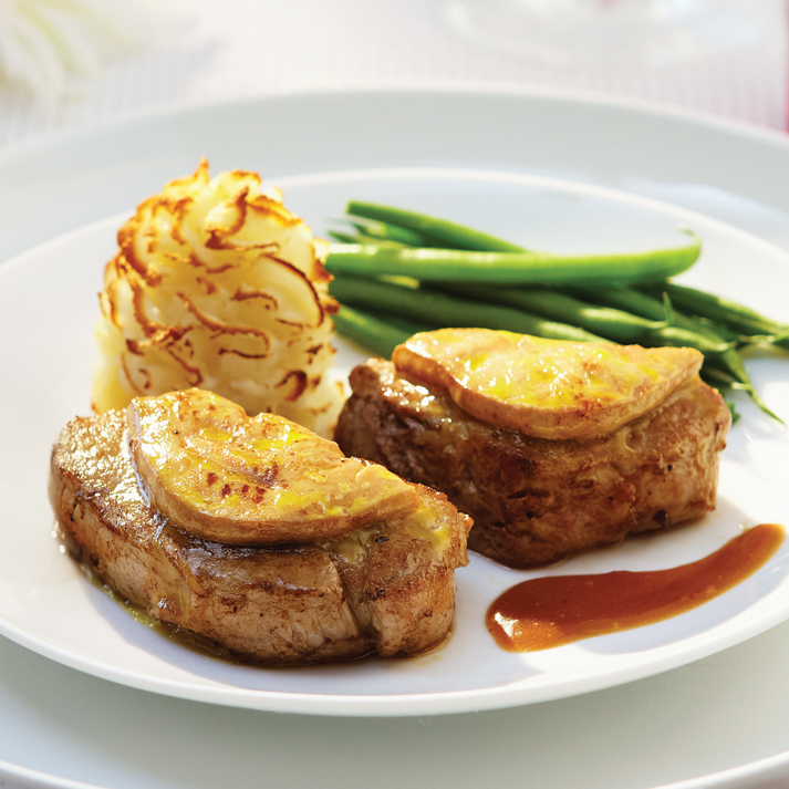 Veal Medallions with Foie Gras