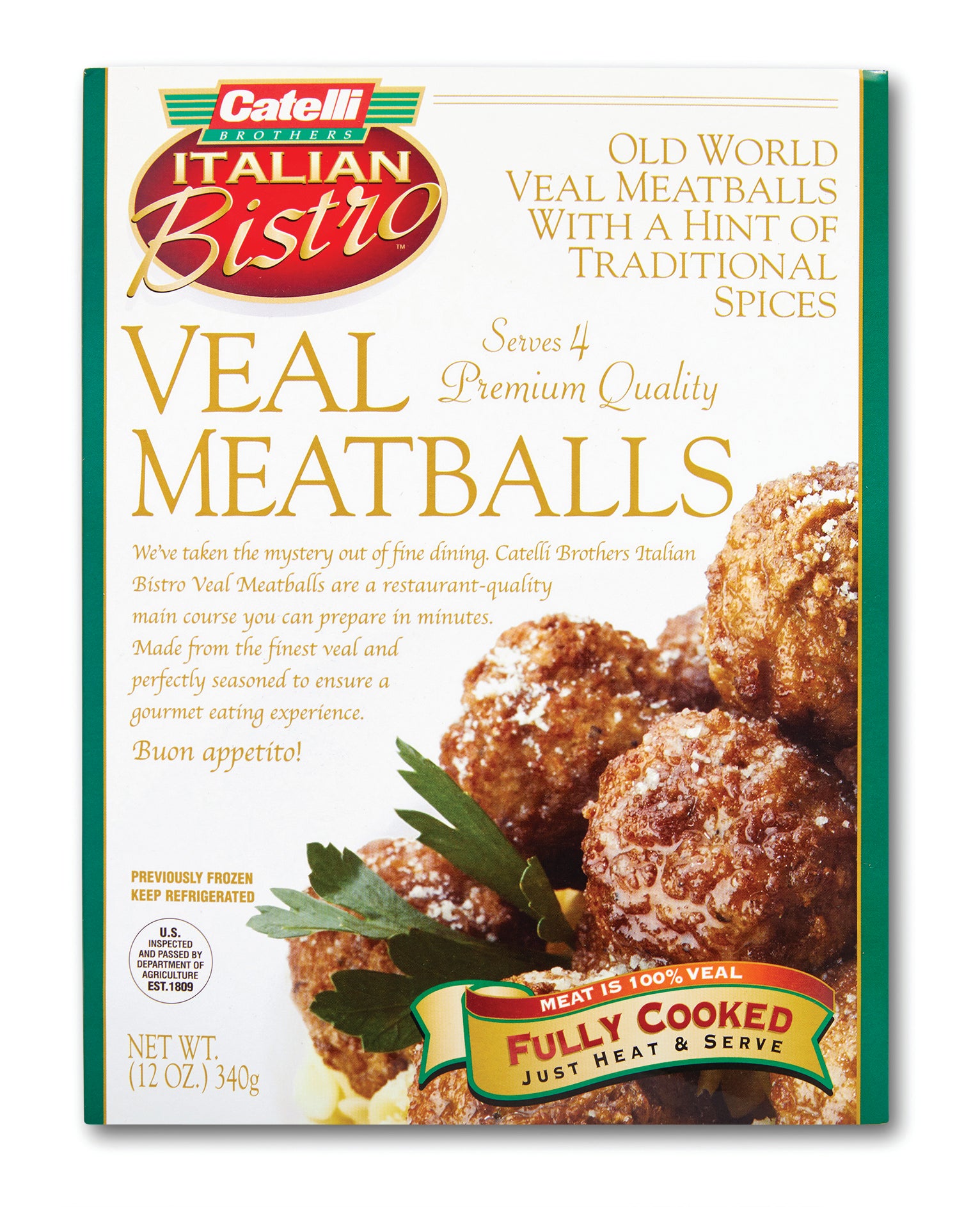 Italian Bistro Veal Meatballs