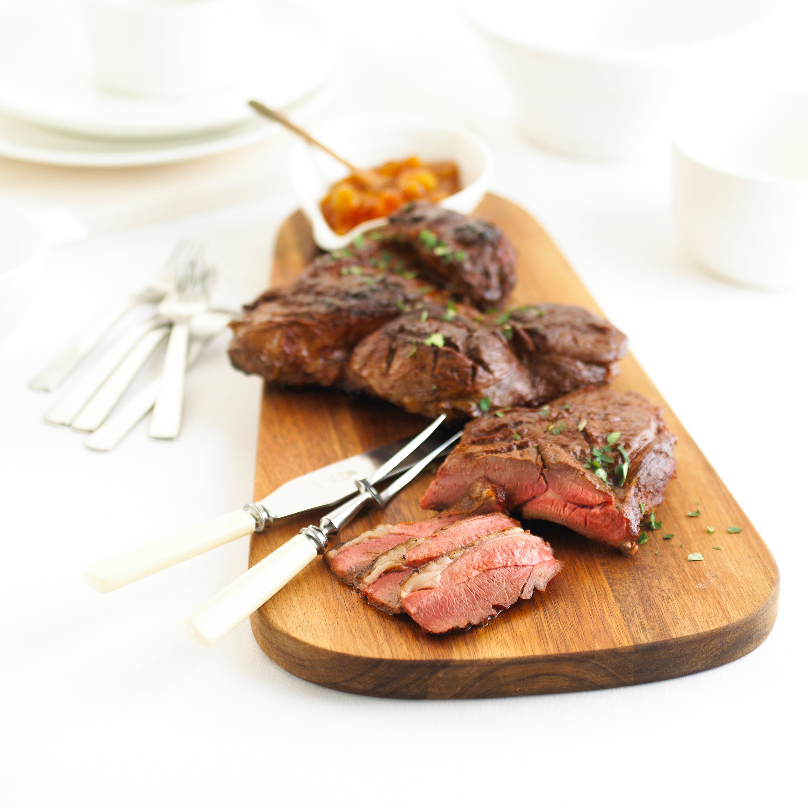 Barbecued Sweet Smoky Butterflied Leg of Lamb