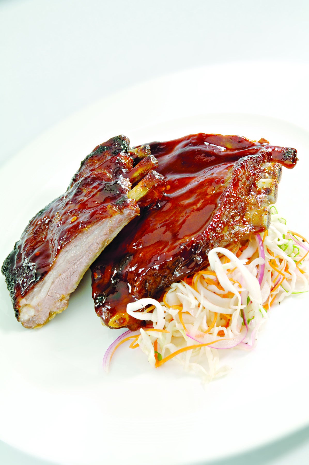 “Cooked Two Ways” Barbecued American Lamb Ribs