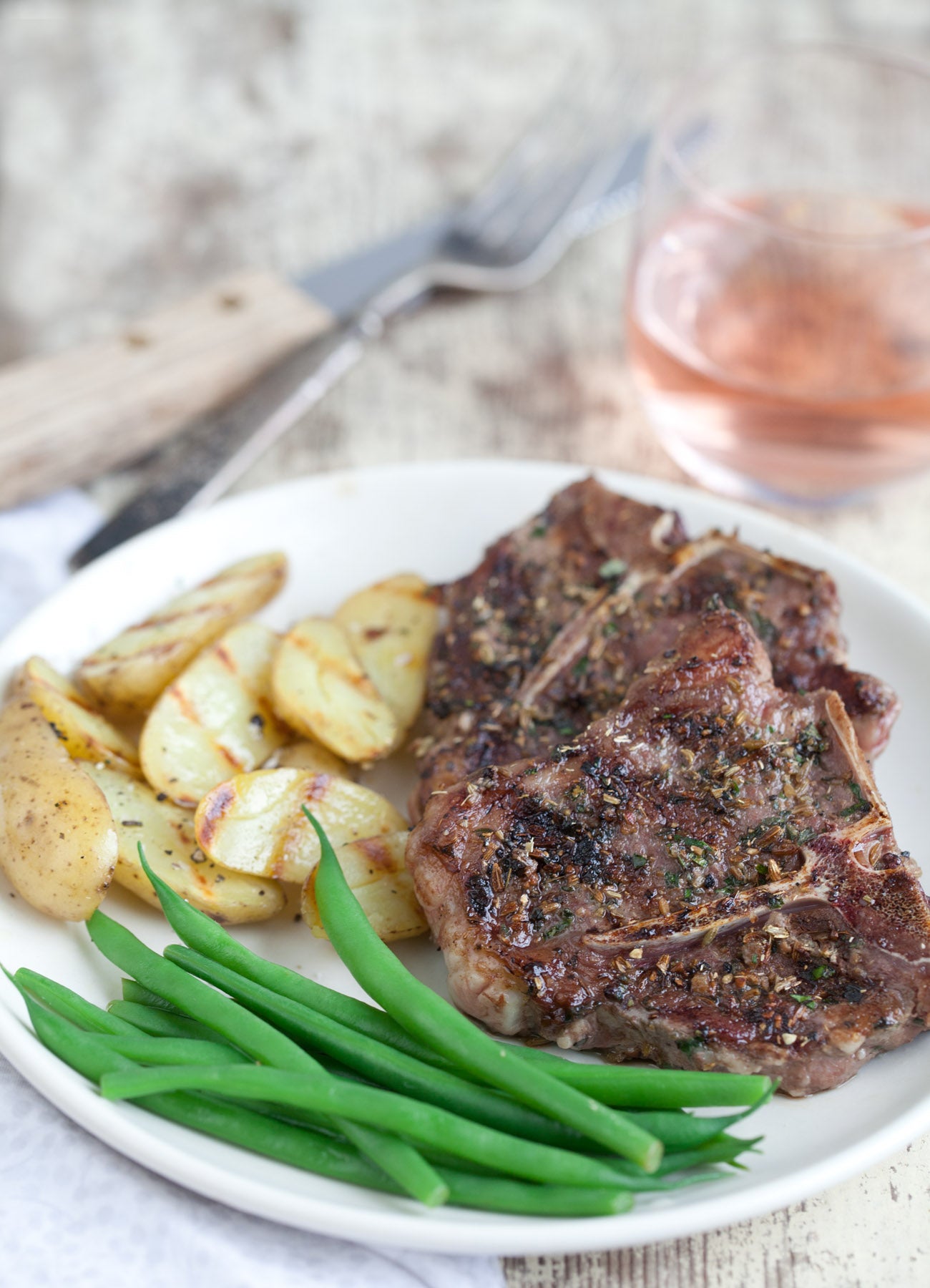 Grilled American Lamb Loin Chops with Six Spices