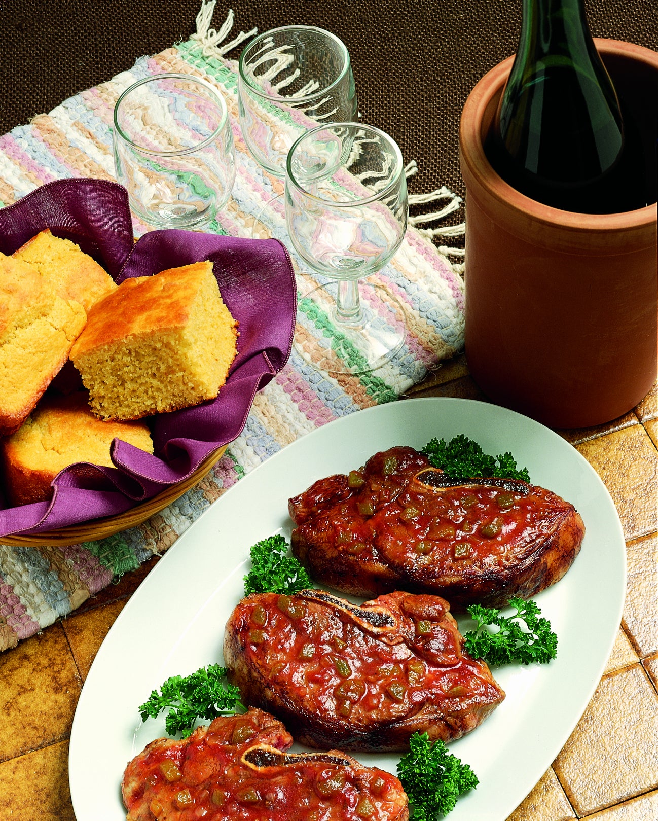 Mexican Barbecued Lamb Steaks